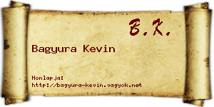 Bagyura Kevin névjegykártya